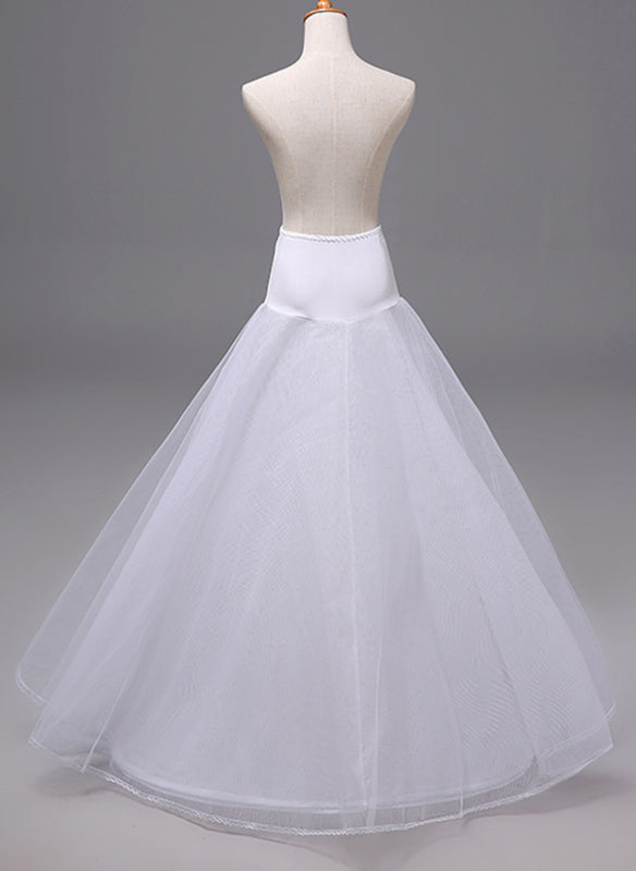 Women A-Line Slip Polyester  3 Tiers Petticoats