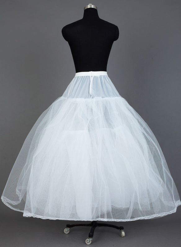 Ball Gown Slip Taffeta/Tulle Netting 3 Tiers Petticoats