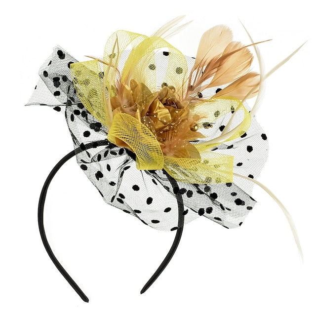 Elegant Special Occasion Party Fascinators With Feather