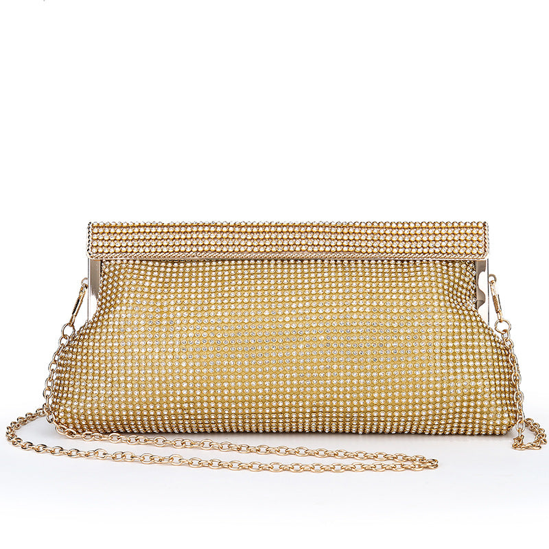 Imitation Diamond Sequin Crossbody Clutch Bags