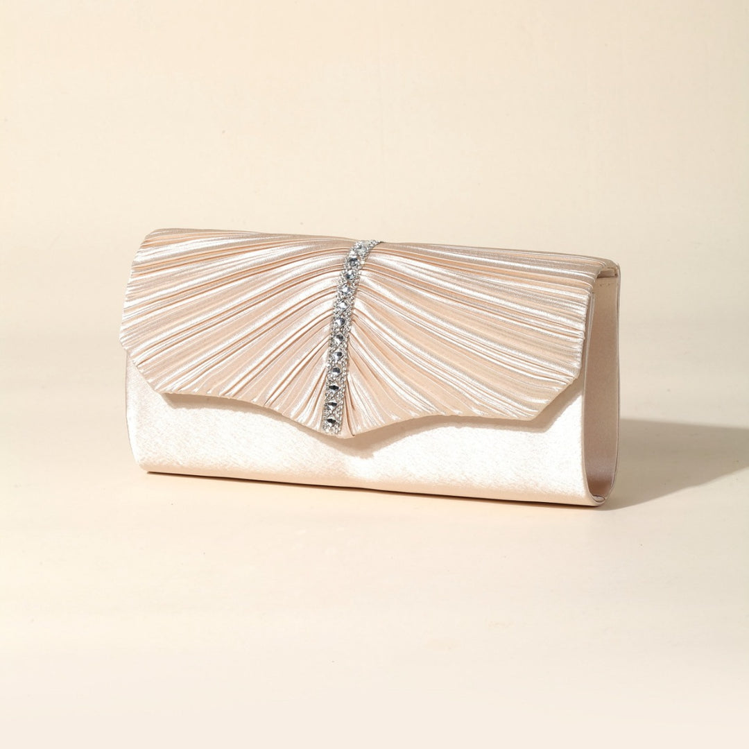 Glitter Envelope Metal Folds Clutch Bags