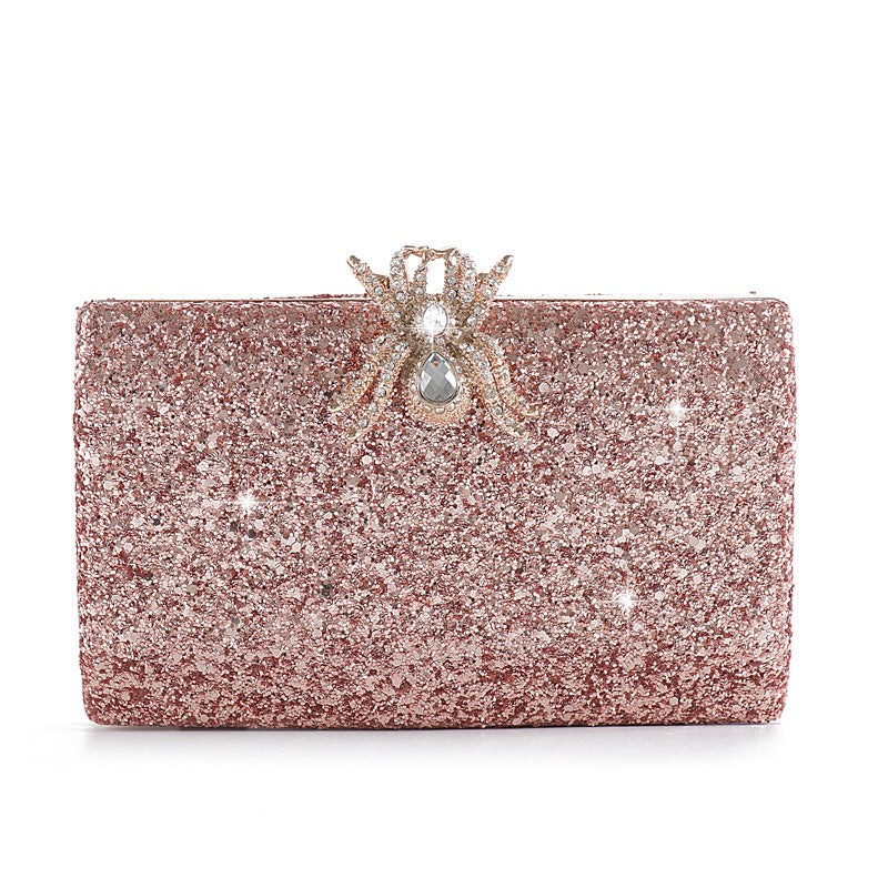 Sequins Retro Frosted Clutch Bag