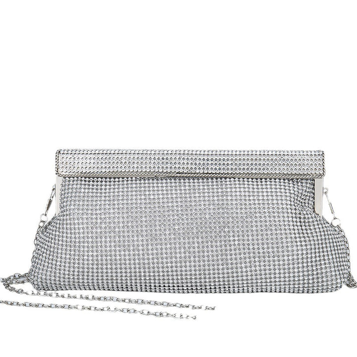 Imitation Diamond Sequin Crossbody Clutch Bags