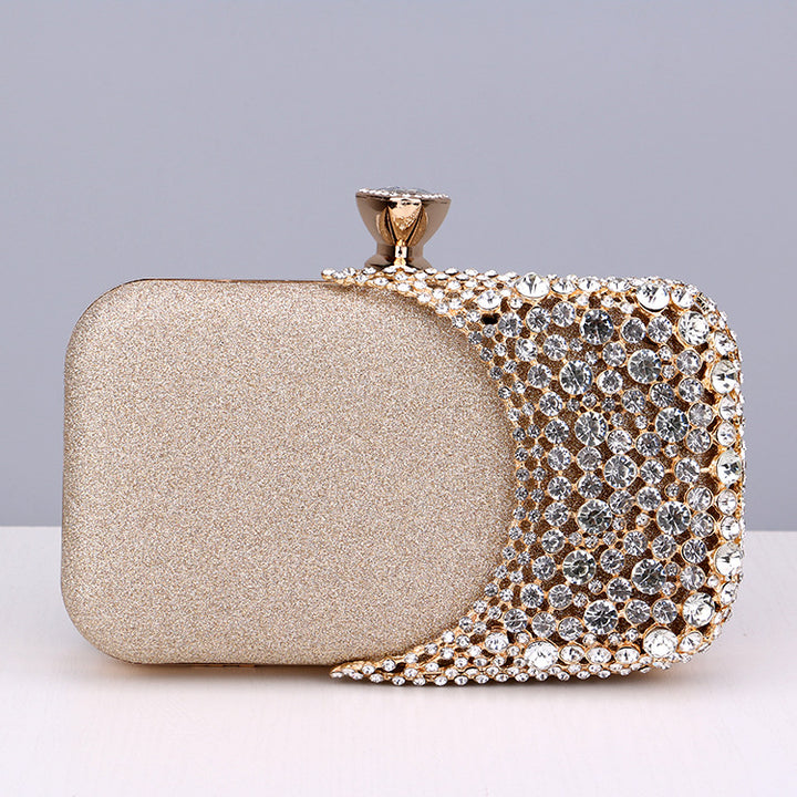 Imitation Diamond Retro Versatile Clutch Bags