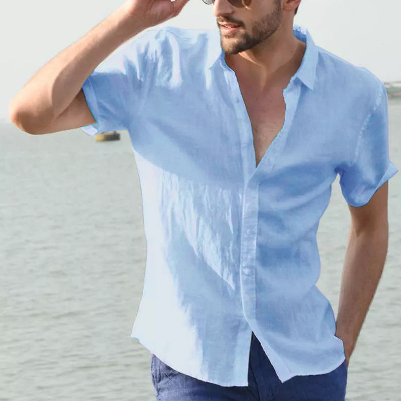 Men's Casual Solid Color Shirt