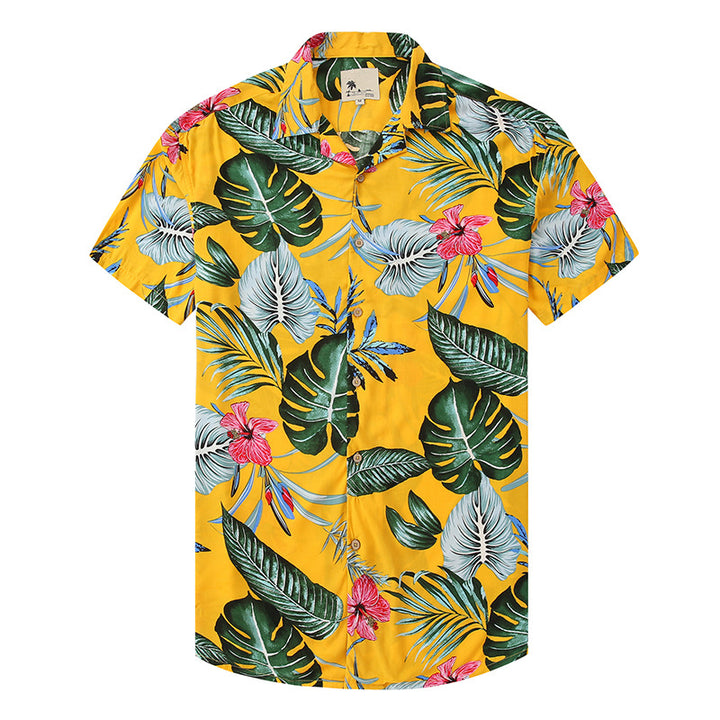 Men's Casual Lapel Print Shirt