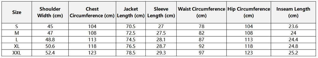 Men's Single Breasted Two-Buttons 2 Pieces Solid Color Suit Short Sleeves