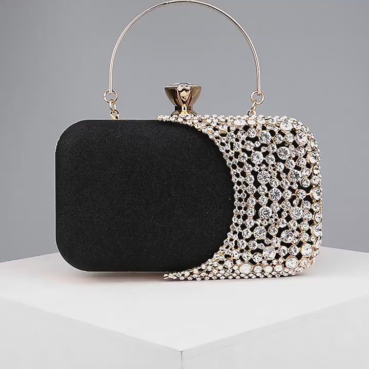 Imitation Diamond Retro Versatile Clutch Bags