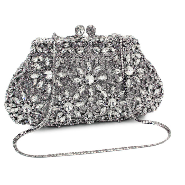 Imitation Diamond Chain Hand Clutch Bags