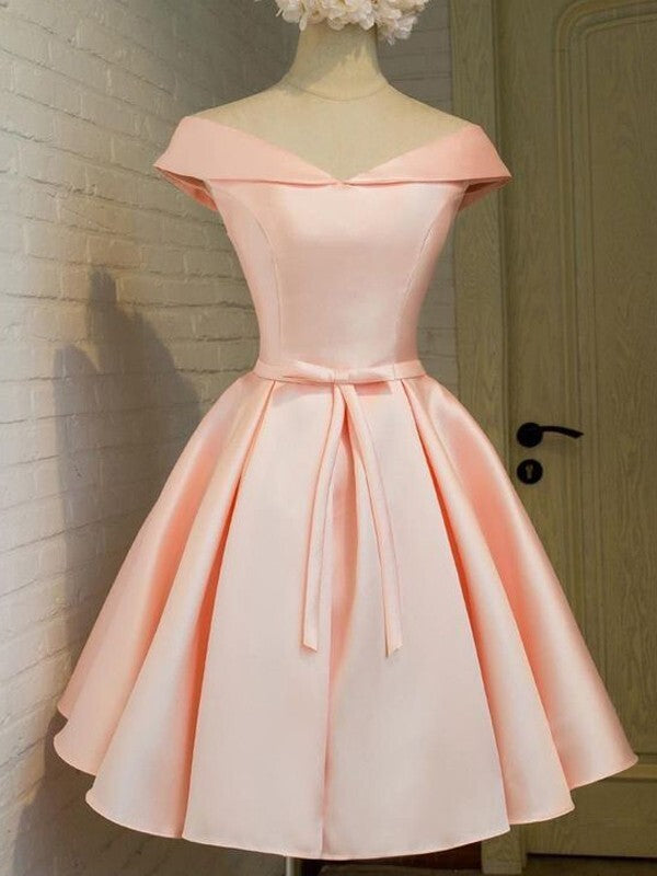 white christmas dresses A-Line Off-The-Shoulder Sleeveless Satin Homecoming Dresses with Sash/Ribbon/Belt white christmas dresses A-Line Off-The-Shoulder Sleeveless Satin Homecoming Dresses with Sash/Ribbon/Belt