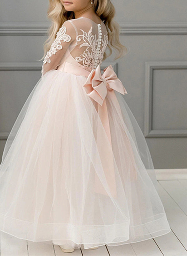 Champagne Flower Girl Dresses - Mondressy Champagne Flower Girl Dresses - Mondressy