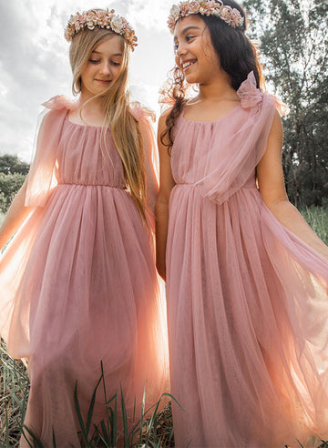Flower Girl Dresses | Modern Flower Girl Gowns for Weddings - Mondressy