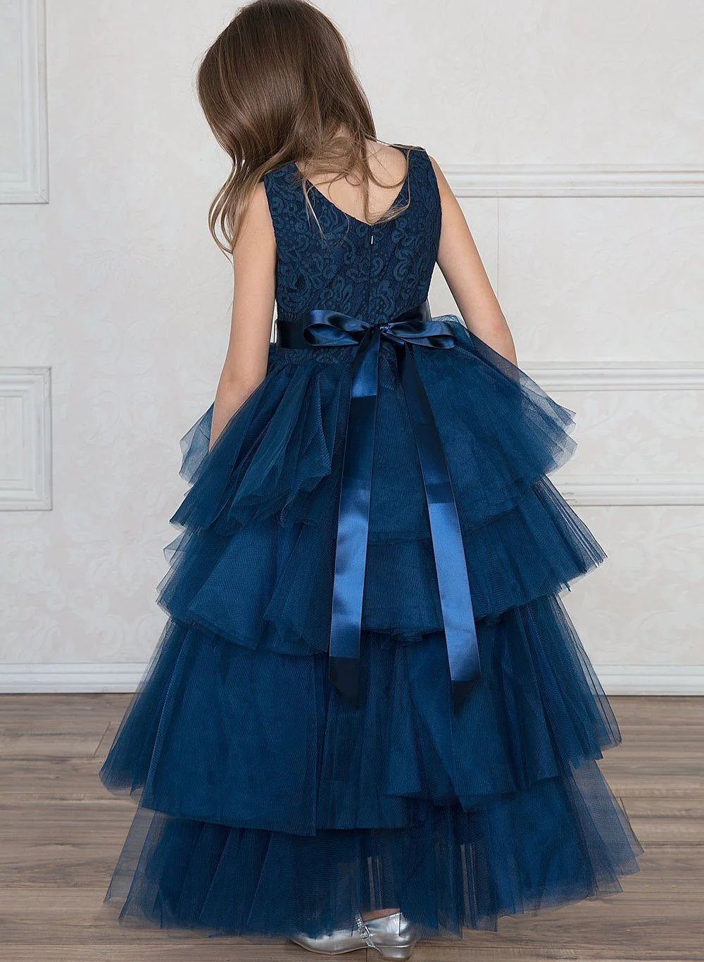 Ball Gown Tulle Flower Girl Dresses With Beading