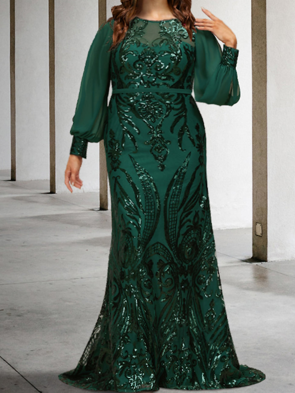 2026 Glitter Mother of the Bride Dresses Dark Green Women's Plus Size Sheath Long Sleeves Wedding Guest Party Evening Ball Gowns Plus Size, Dark Green 2026 Glitter Mother of the Bride Dresses Dark Green Women's Plus Size Sheath Long Sleeves Wedding Guest Party Evening Ball Gowns Plus Size, Dark Green
