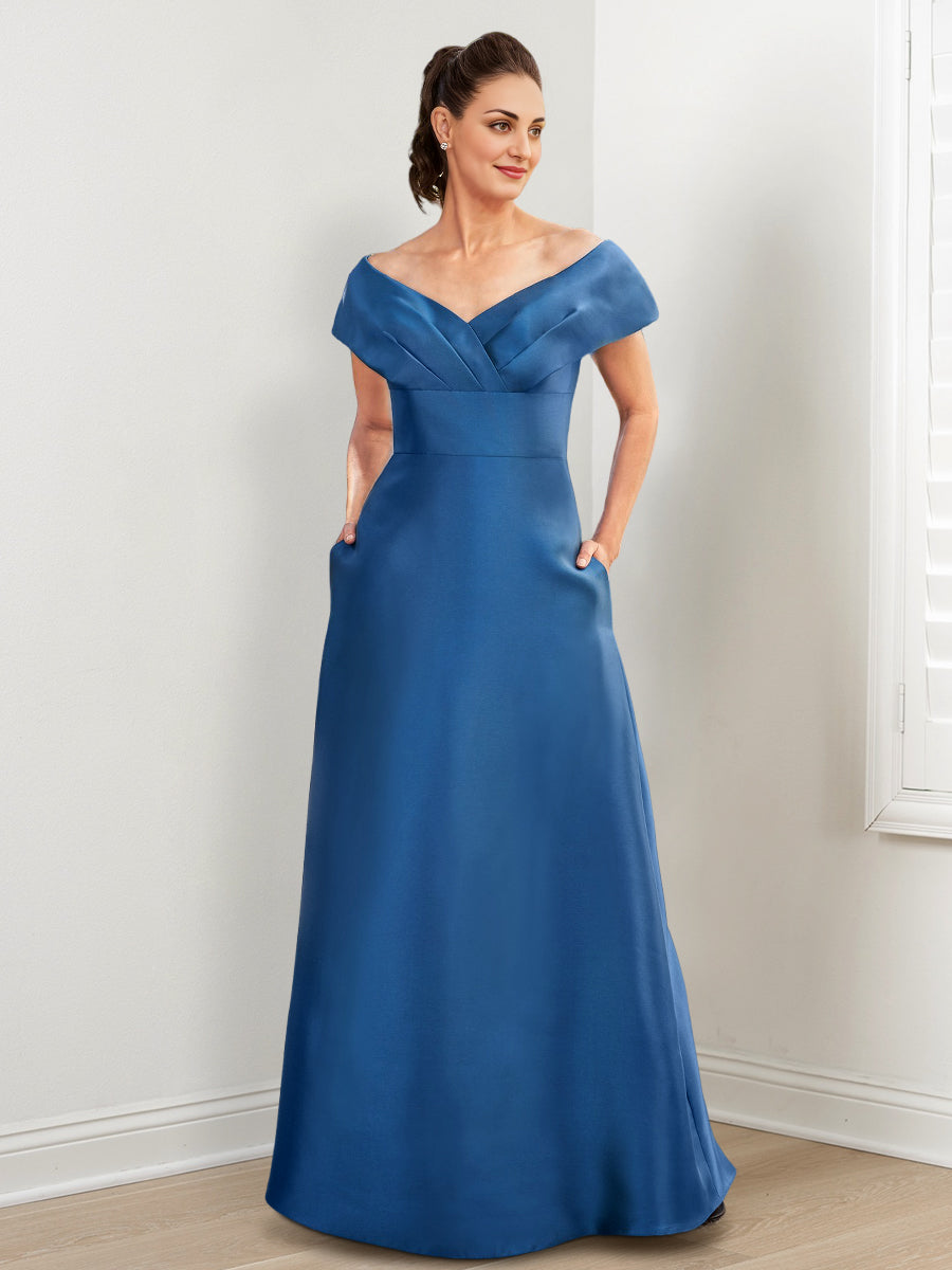 A-Line/Princess Mother of the Bride Dresses with Pockets