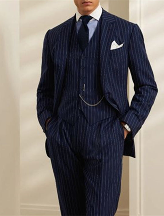Men's Tailored Fit Single Breasted More-button 2 Piece Party Prom Suits