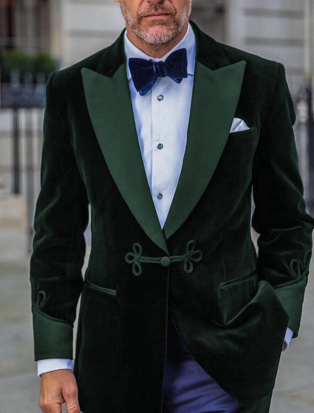 Green Red Blue Pink Purple Men's Tailored Fit Single Breasted One-button Velvet Formal Jacket Black Green Red Blue Pink Purple Men's Tailored Fit Single Breasted One-button Velvet Formal Jacket Black